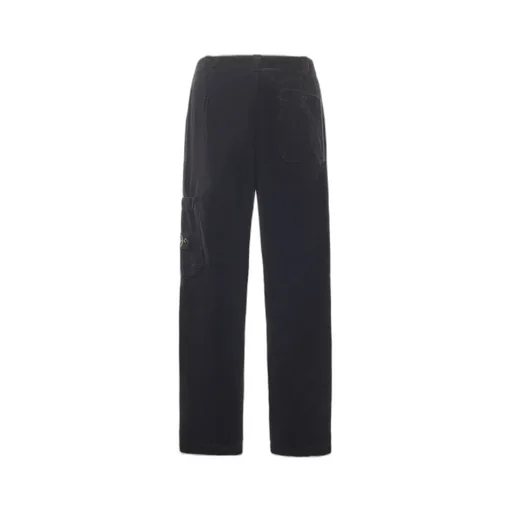 Stone Island Logo Patch Corduroy Pants