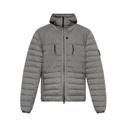 Stone Island Hooded Zip-Up Jacket