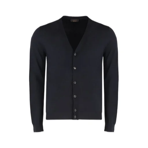 Slowear Buttoned V-Neck Cardigan