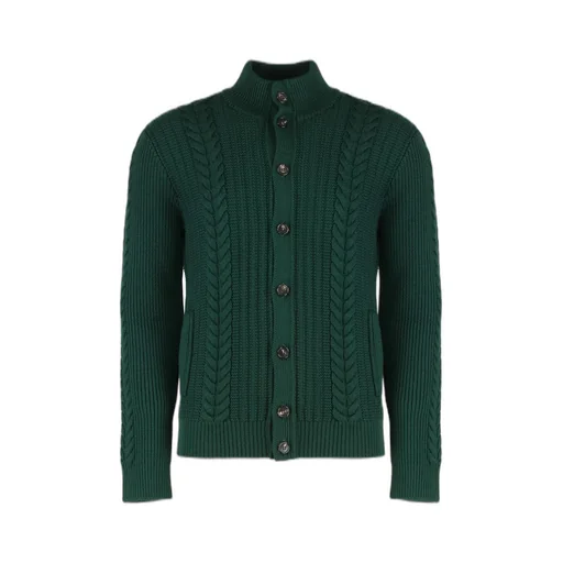 Slowear Buttoned Virgin Wool Cardigan