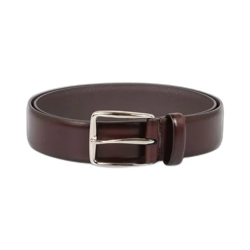 Slowear Glossy Silver-Buckle Belt