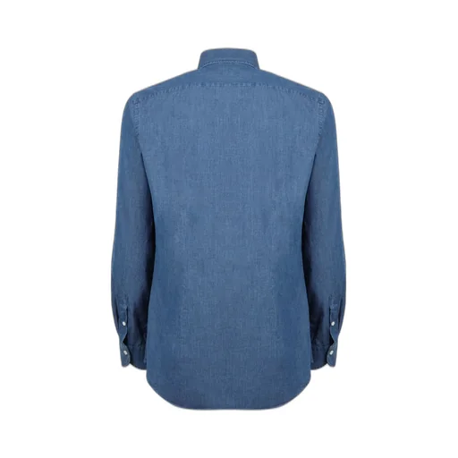 Slowear Rounded Hem Denim Shirt