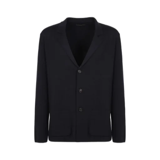 Slowear Single-Breasted Knit Jacket