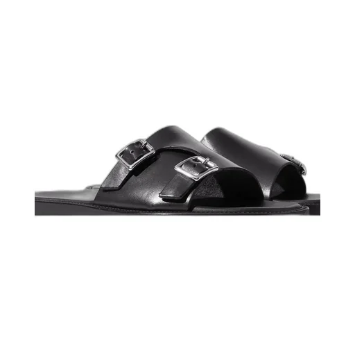 Scarosso Constantino Buckled Slip-On Sandals