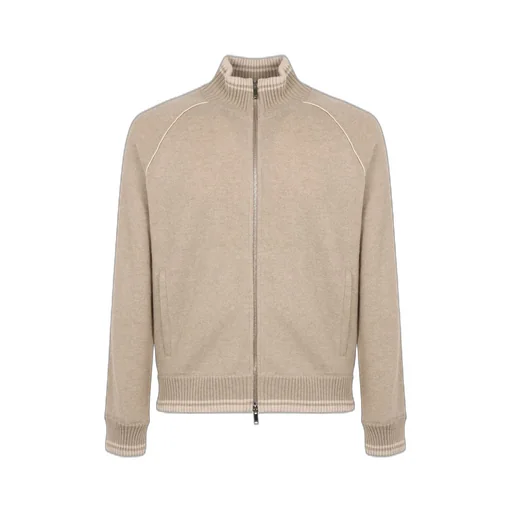 Slowear Full-Zip High Collar Knitwear