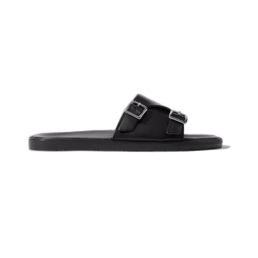 Scarosso Constantino Buckled Slip-On Sandals