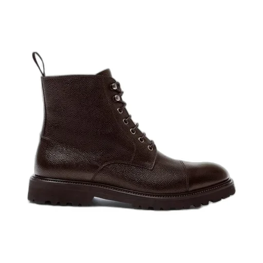 Scarosso Jackie Ankle-Length Lace-Up Boots
