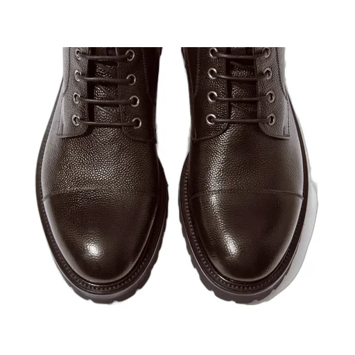 Scarosso Jackie Ankle-Length Lace-Up Boots