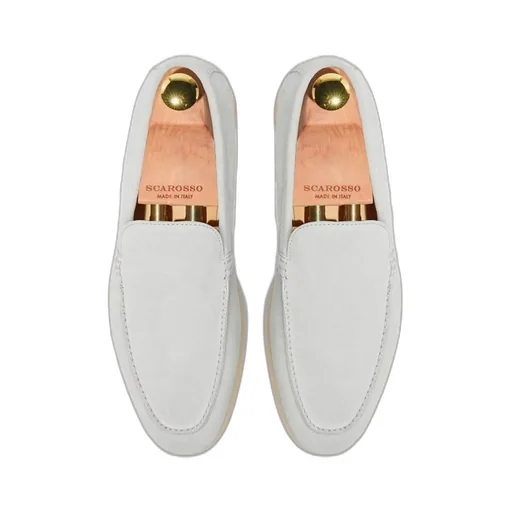 Scarosso Ludovico Round-Toe Slip-On Loafers