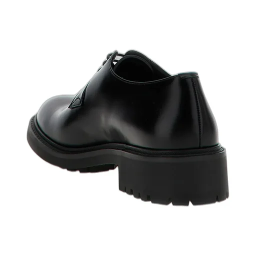 Saint Laurent Antoine Round Toe Lace-Up Shoes