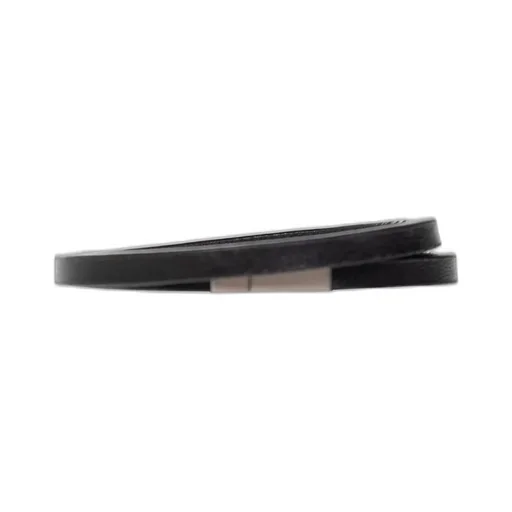 Saint Laurent Logo Engraved Double-Wrap Bracelet
