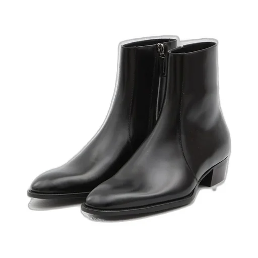 Saint Laurent Roman Zip-Up Ankle Boots