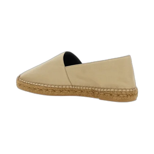 Saint Laurent Logo Embroidered Slip-On Espadrilles