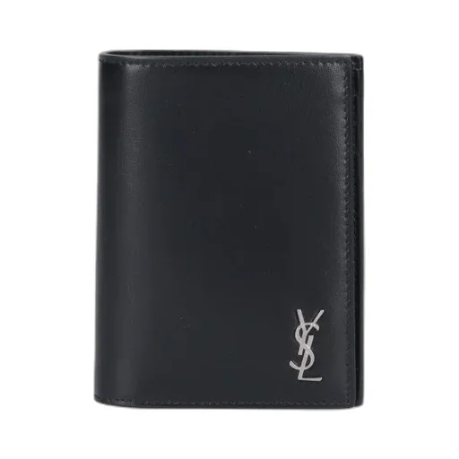 Saint Laurent Tiny Cassandre Credit Card Wallet