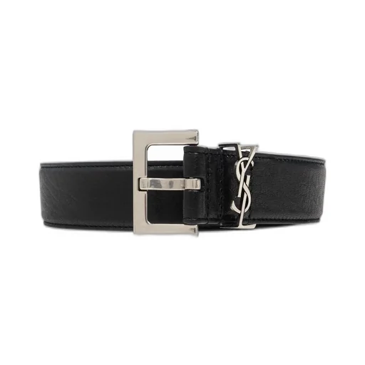 Saint Laurent Cassandre Logo Plaque Belt