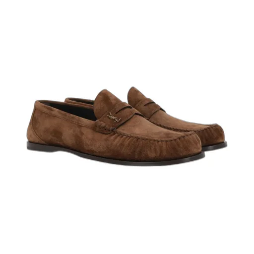 Saint Laurent Laurent Logo Plaque Loafers