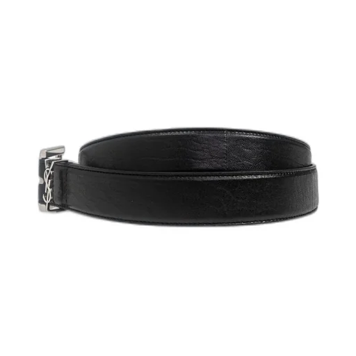 Saint Laurent Cassandre Logo Plaque Belt