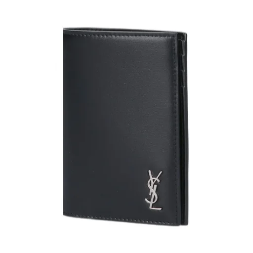 Saint Laurent Tiny Cassandre Credit Card Wallet