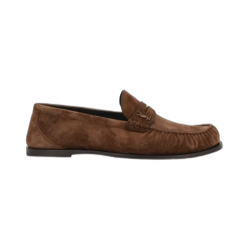 Saint Laurent Laurent Logo Plaque Loafers