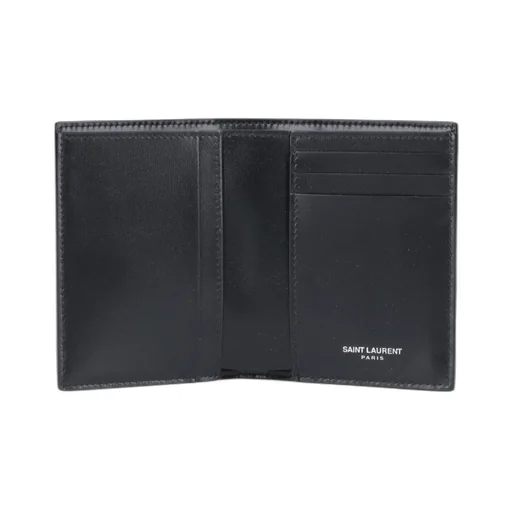 Saint Laurent Tiny Cassandre Credit Card Wallet