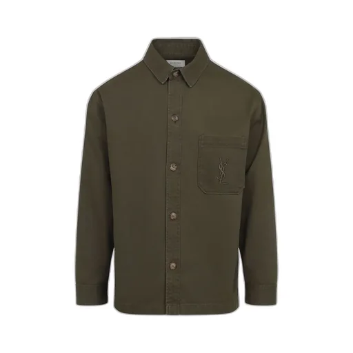 Saint Laurent Cassandre Button-Up Shirt