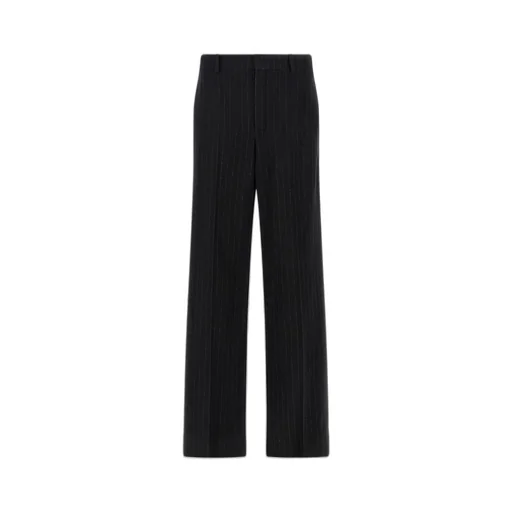 Saint Laurent High-Rise Pinstripe Pants
