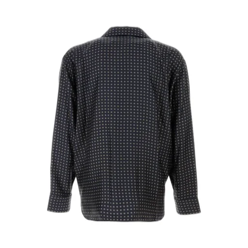 Saint Laurent All-Over Patterned Button-Up Shirt
