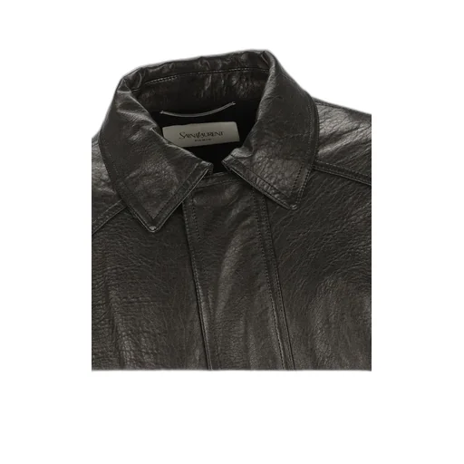 Saint Laurent Drop-Shoulder Bomber Jacket