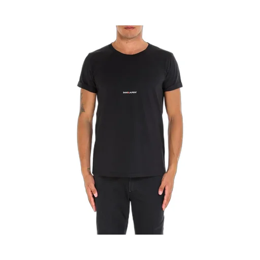Saint Laurent Rive Gauche Logo Printed T-Shirt