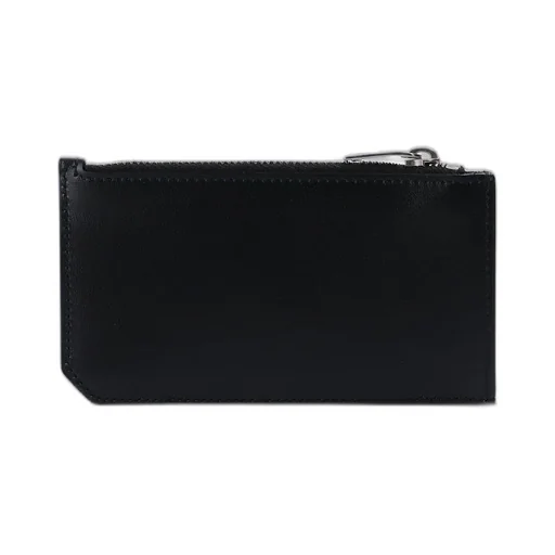 Saint Laurent Tiny Monogram Fragments Zip Card Case