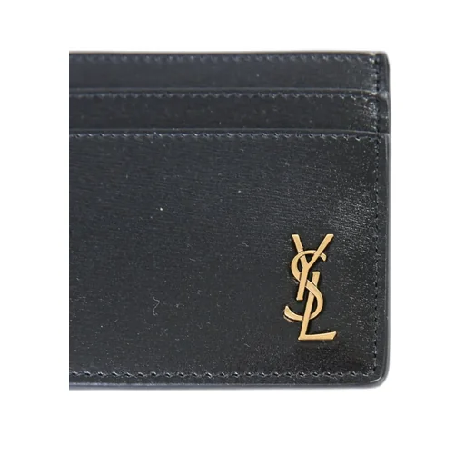 Saint Laurent Tiny Cassandre Credit Card Case
