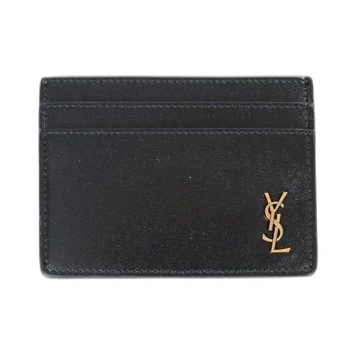Saint Laurent Tiny Cassandre Credit Card Case