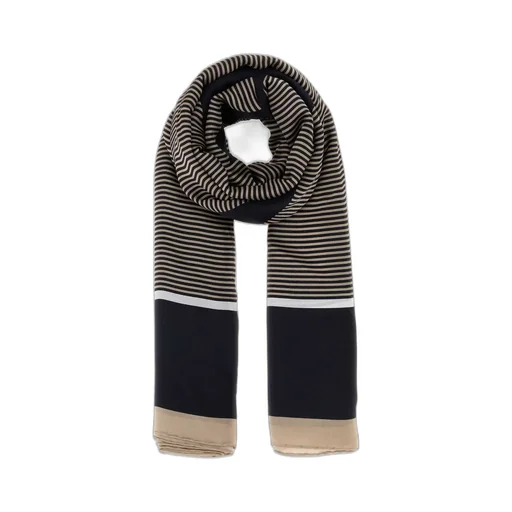 Saint Laurent Cassandre Striped Shawl
