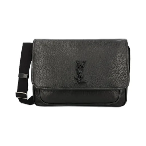 Saint Laurent Niki Logo Plaque Messenger Bag