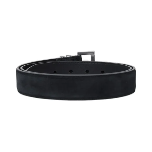 Saint Laurent Logo Plaque Buckled Belt