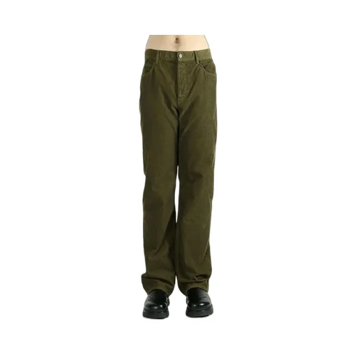 Saint Laurent Mid-Rise Corduroy Pants