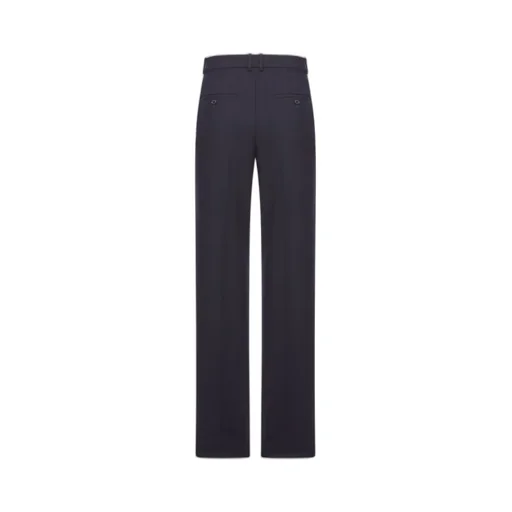 Saint Laurent High Waist Straight Leg Pants