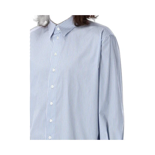 Saint Laurent Striped Button-Up Shirt