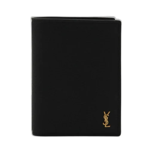 Saint Laurent Tiny Cassandre Credit Card Wallet