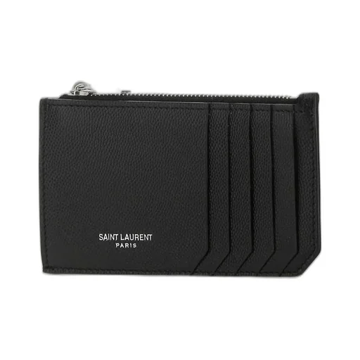 Saint Laurent Paris Fragment Zipped Card Case