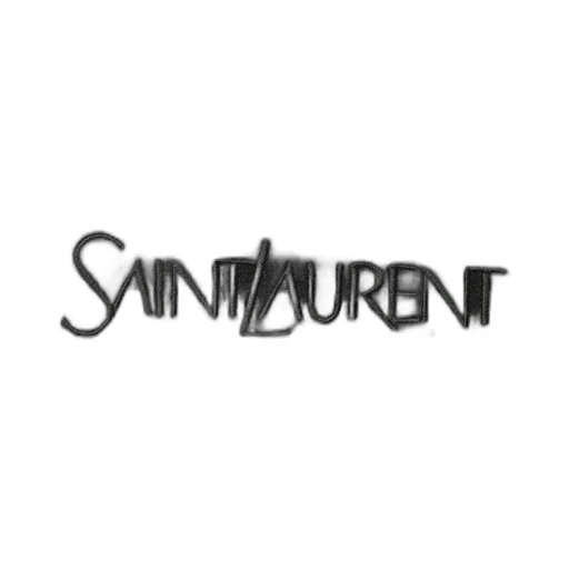 Saint Laurent Logo Embroidered Scarf