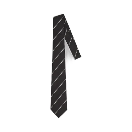 Saint Laurent Striped Wide Tie