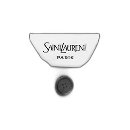 Saint Laurent Button Detailed Knee-Length Coat