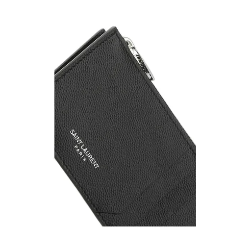 Saint Laurent Paris Fragment Zipped Card Case