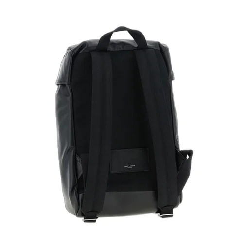 Saint Laurent Logo Printed Buckle Fastening Backpack