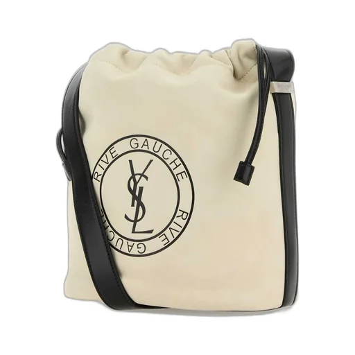 Saint Laurent Rive Gauche Laced Bucket Bag