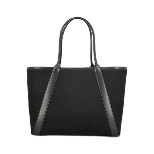 Saint Laurent Rive Gauche Logo Embroidered Tote Bag