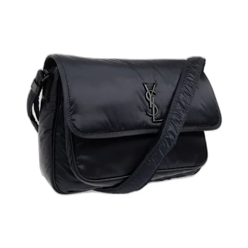 Saint Laurent Niki Logo Plaque Messenger Bag