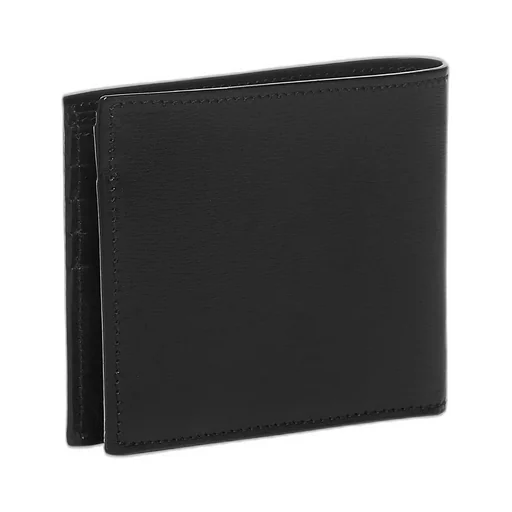 Saint Laurent Monogram Logo Plaque Bi-Fold Wallet