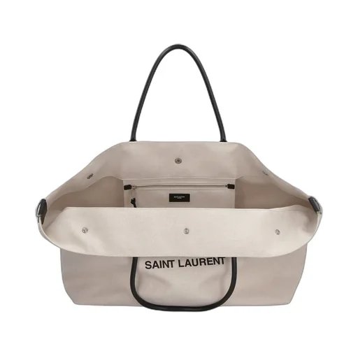 Saint Laurent Rive Gauche Printed Maxi Tote Bag